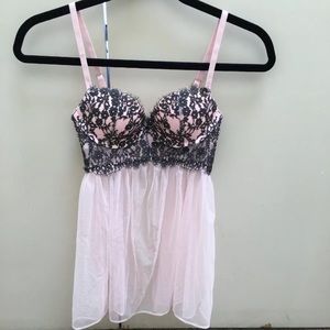 Victoria’s Secret light pink babydoll 32B